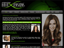 Tablet Screenshot of i-hairextensions.co.za